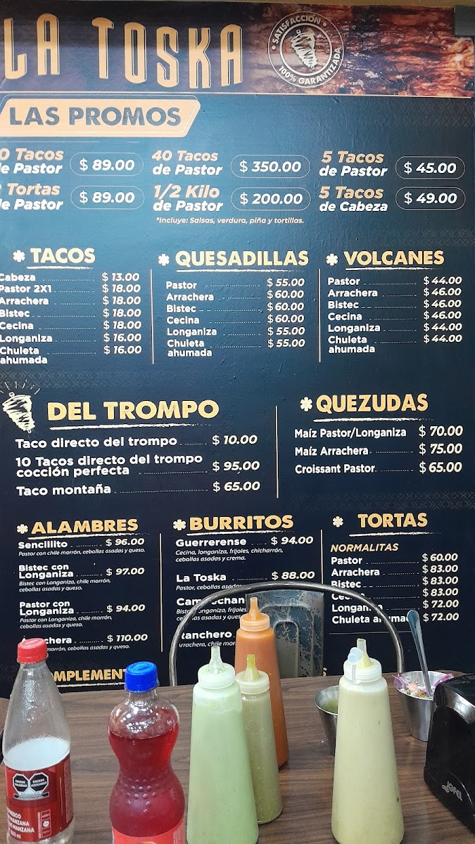 La Toska Menu - Image 2