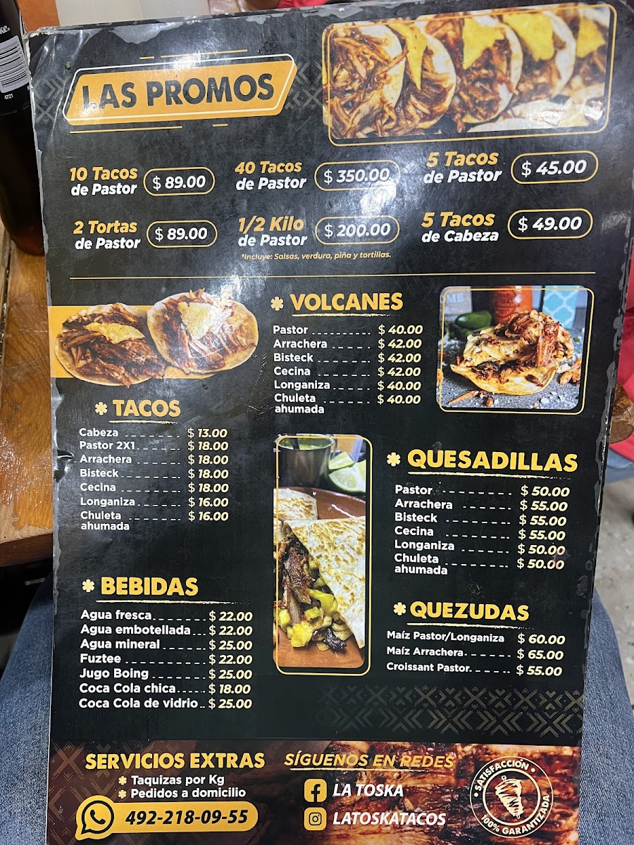 La Toska Menu - Image 3