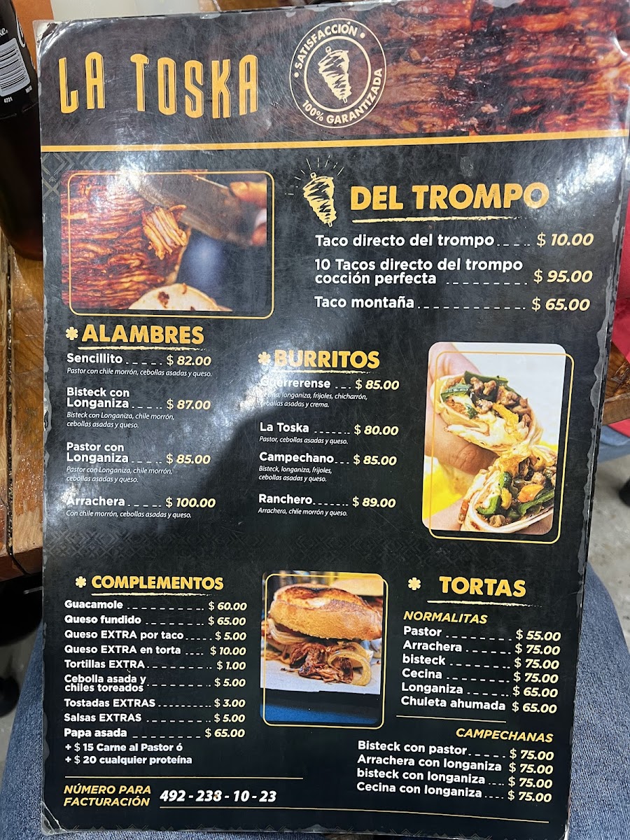 La Toska Menu - Image 5